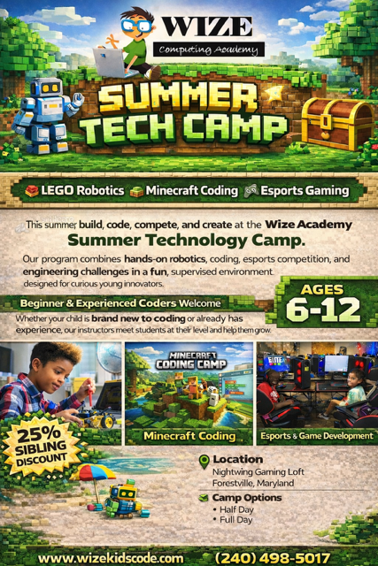 Summer Tech Camp Banner
